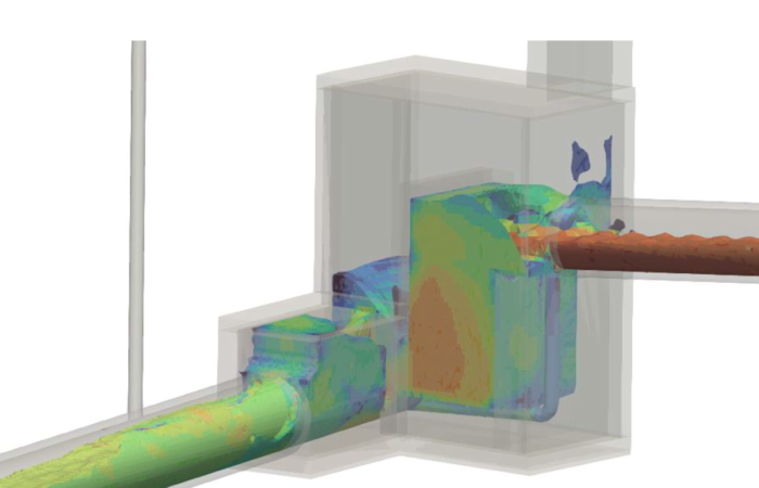CFD ERZ_ Absturzschacht und Umlenkbauwerk_Haupt Ingenieure GmbH CFD-ERZ_-Absturzschacht-und-Umlenkbauwerk_Haupt-Ingenieure-GmbH